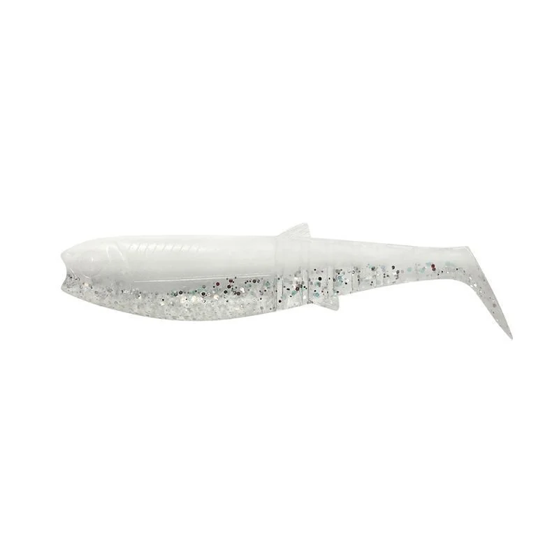Guma Savage Gear Cannibal Shad 6.8cm / 3g WHITE FLASH Wyjątkowa oferta