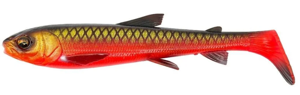 Bestseller Guma SG 3D Whitefish Shad 12cm / 14g - Black Red