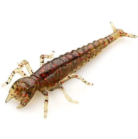 Promocja Przynęta FishUp Diving Bug 2” (5cm) - #045 Green Pumpkin/Red & Black