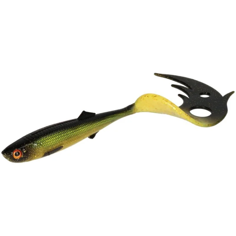 Guma Mikado Sicario Pike Tail 14cm - TE / Tench Obniżka ceny