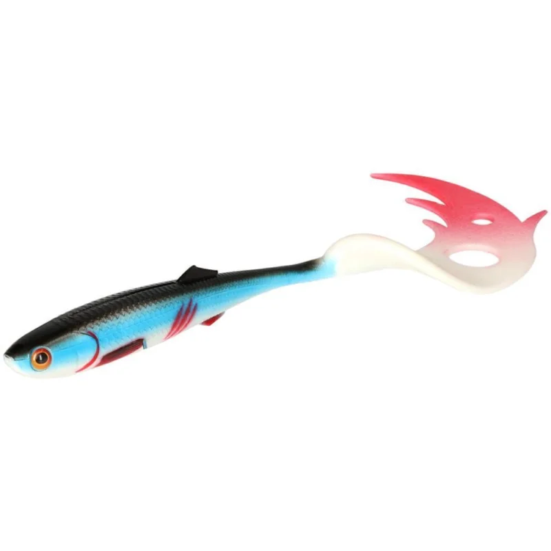 Guma Mikado Sicario Pike Tail 8.5cm - BB / Bleeding Blue Darmowa dostawa