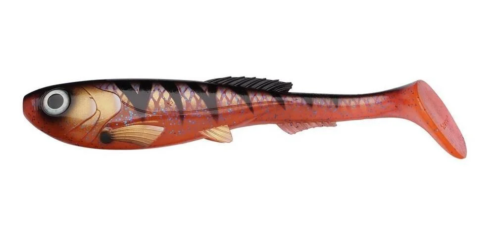 Gumy Abu Garcia Beast PaddleTail 17cm/49g Red Tiger Promocja