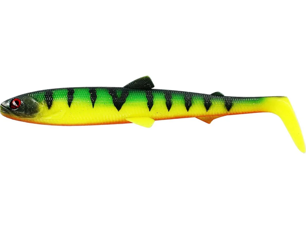Łatwy zwrot Guma Westin BullTeez Shadtail 12,5cm - Tiger Perch