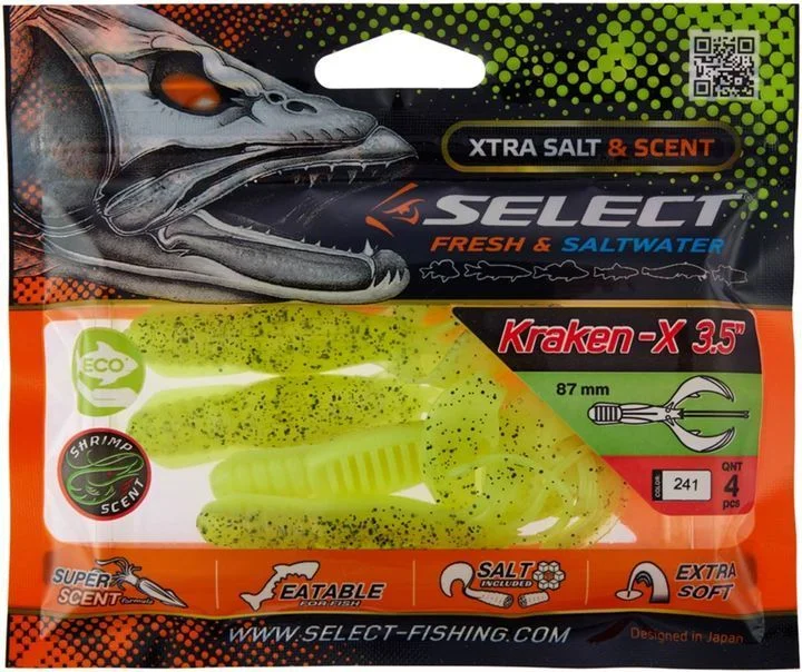 Dostępne od ręki Select Kraken-X 3.5" imitacja raka