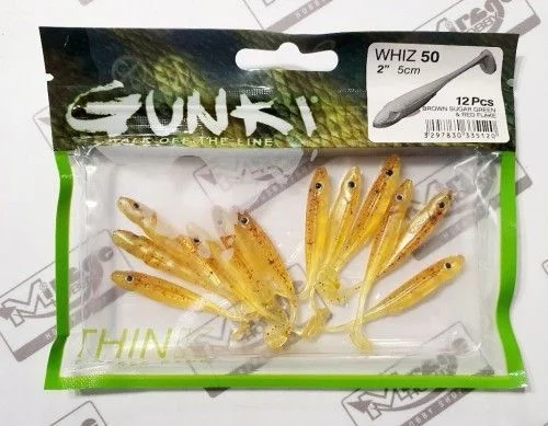 Kup online Guma Gunki Whiz 5cm Brown Sugar Green & Red FLK