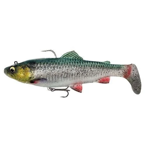Wybór klientów Guma Savage Gear 4D Rattle Shad Trout 12,5cm 35g S Green Silver