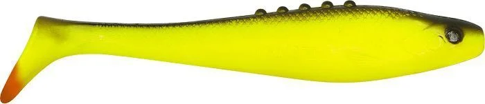 Guma Dragon Lunatic 7.5cm SUPER YELLOW BLACK Red Tail 4szt. Ostatnia szansa