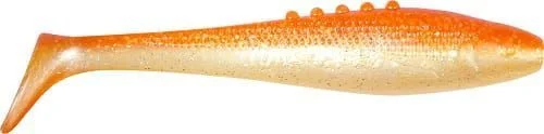 Guma Dragon V-Lures Lunatic Pro 10cm PEARL CLEAR Silver Glitter Orange Glitter 3szt. Szybka dostawa