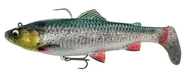 Guma Savage Gear 4D Rattle Shad Trout 20,5cm 120g S Green Silver Nowy
