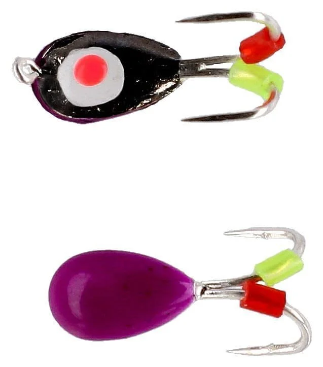 Mikado ICE BUG rozm. 4mm - FIOLETOWO CZARNY 1szt. Bestseller