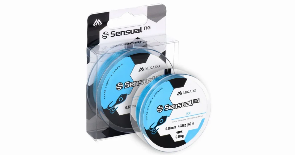 Żyłka Podlodowa Mikado - SENSUAL N.G. ICE 0.10mm/2kg/60m - NIEBIESKA Bezpieczna płatność