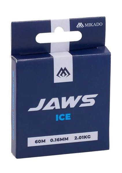 Żyłka Mikado - JAWS ICE - 0.08mm/0.65kg/60m - TRANSPARENTNA - op.1szp. transparentny Wysoka jakość