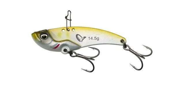 Do wyczerpania zapasów SAVAGE GEAR CYKADA VIB BLADE - GREEN SILVER AYU 4.5CM 8.5G