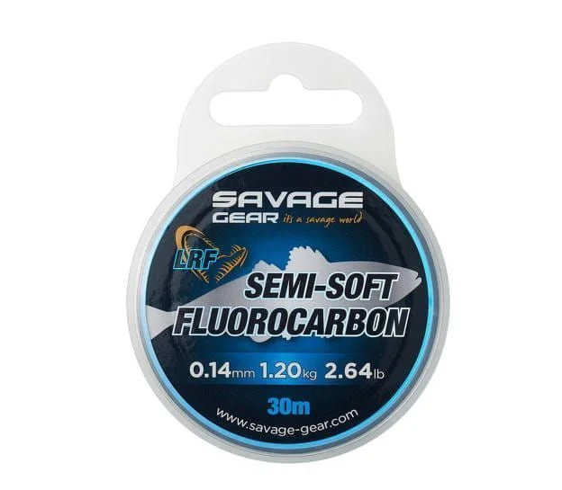 Zamów dziś SAVAGE GEAR SEMI-SOFT FLUOROCARBON LRF 0,19mm/30m