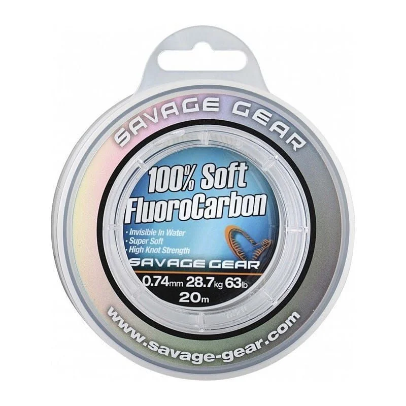 SAVAGE GEAR SOFT FLUOROCARBON 20M - 0.60MM Obniżka ceny