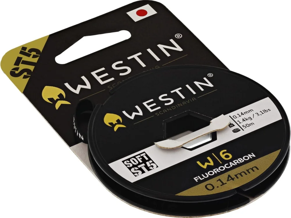 Niska cena Fluorocarbon Westin W6 ST5 20m/0.92mm 45.1kg - CLEAR