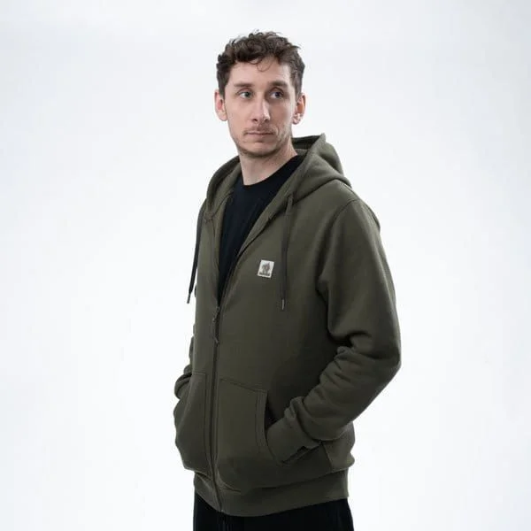 Bluza Nash Make It Happen Badge Zipped Hoody M - Green Rabat