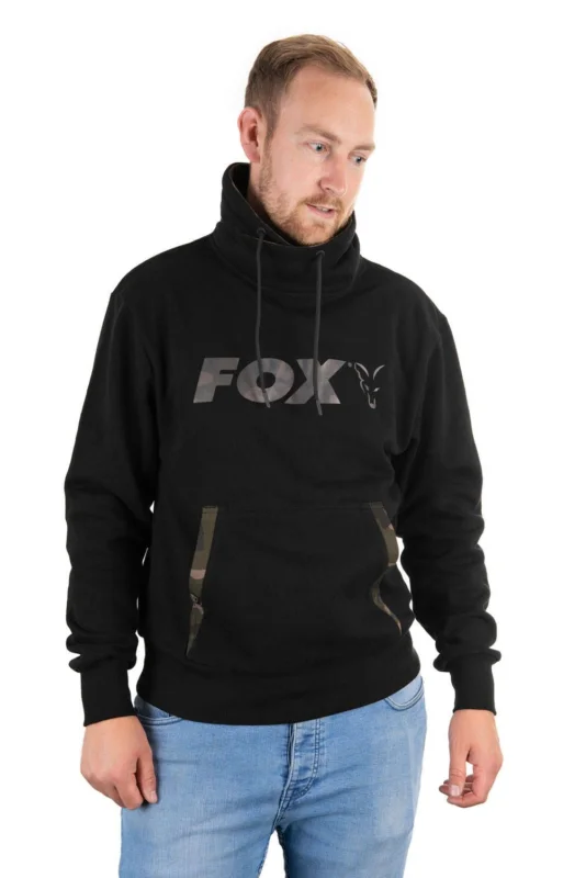 Bezpieczne zakupy Bluza FOX Black / Camo Print High Neck rozm XL