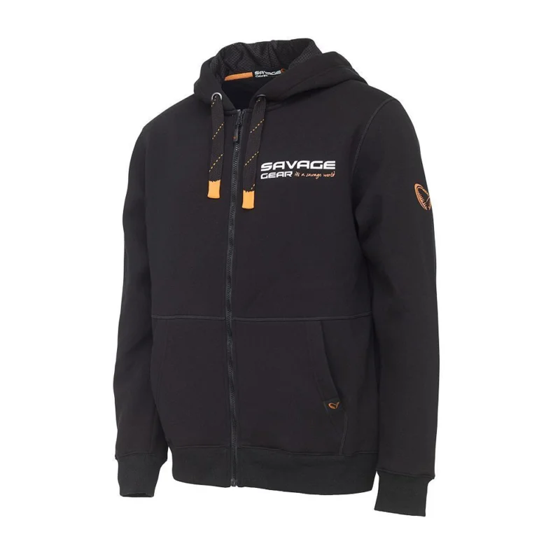 Bluza z Kapturem Savage Gear URBAN ZIP HOODIE BLACK - M Tani
