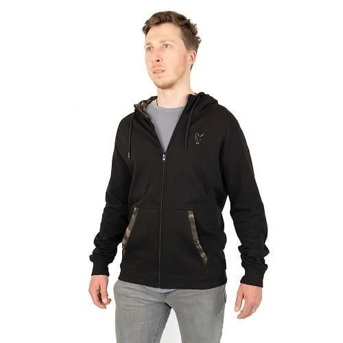 Niska cena Bluza Fox LW Black/Camo Print Zip Hoody Roz.M
