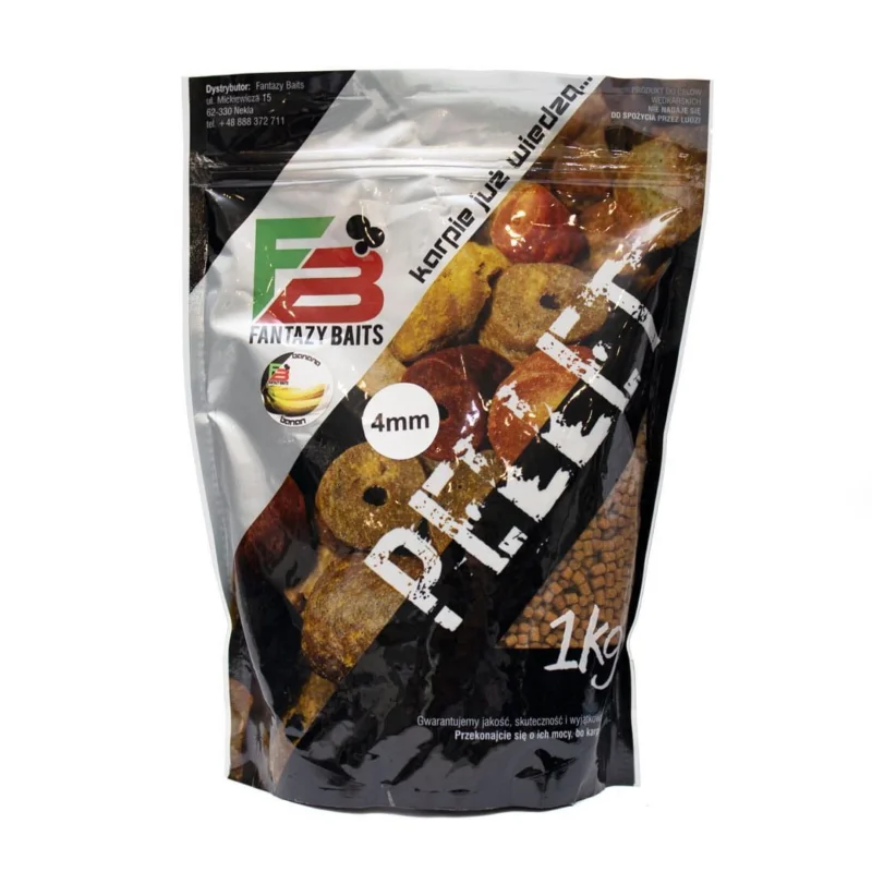 Bezpieczne zakupy Fantazy Baits PELLET 1KG Banan 4 mm