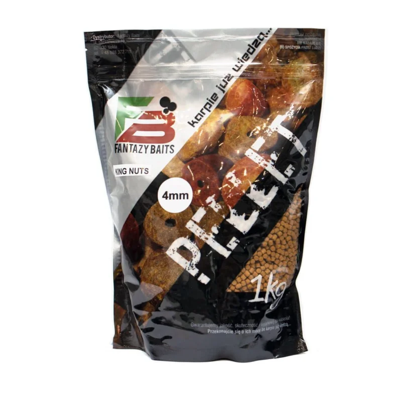 Szybka wysyłka Fantazy Baits PELLET 1KG King Nuts 4 mm