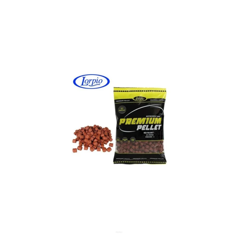 Pellet Lorpio Premium Red Halibut 6mm 200g Oferta czasowa
