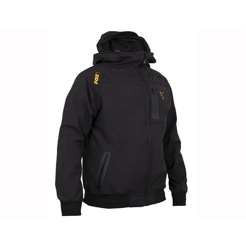 Nowy Kurtka Fox Collection Orange & Black Shell Hoody - L