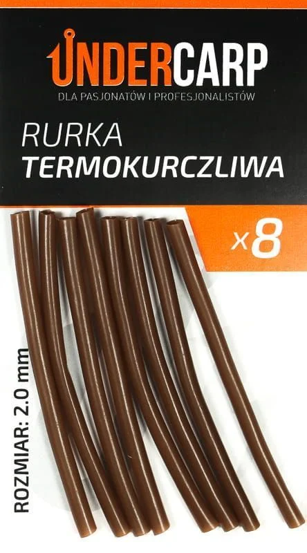 Promocja Undercarp Rurka termokurczliwa brązowa 2,0 mm