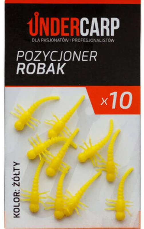 Pozycjoner haczyka Undercarp Robak Żółty Super okazja