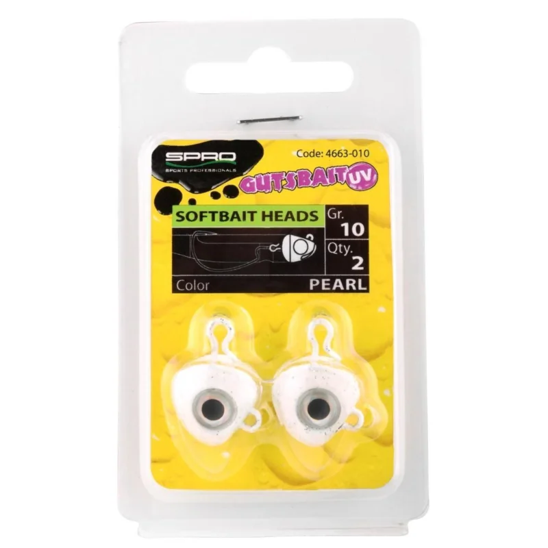 Darmowa dostawa Spro Gutsbait UV Heads Pearl - 10g