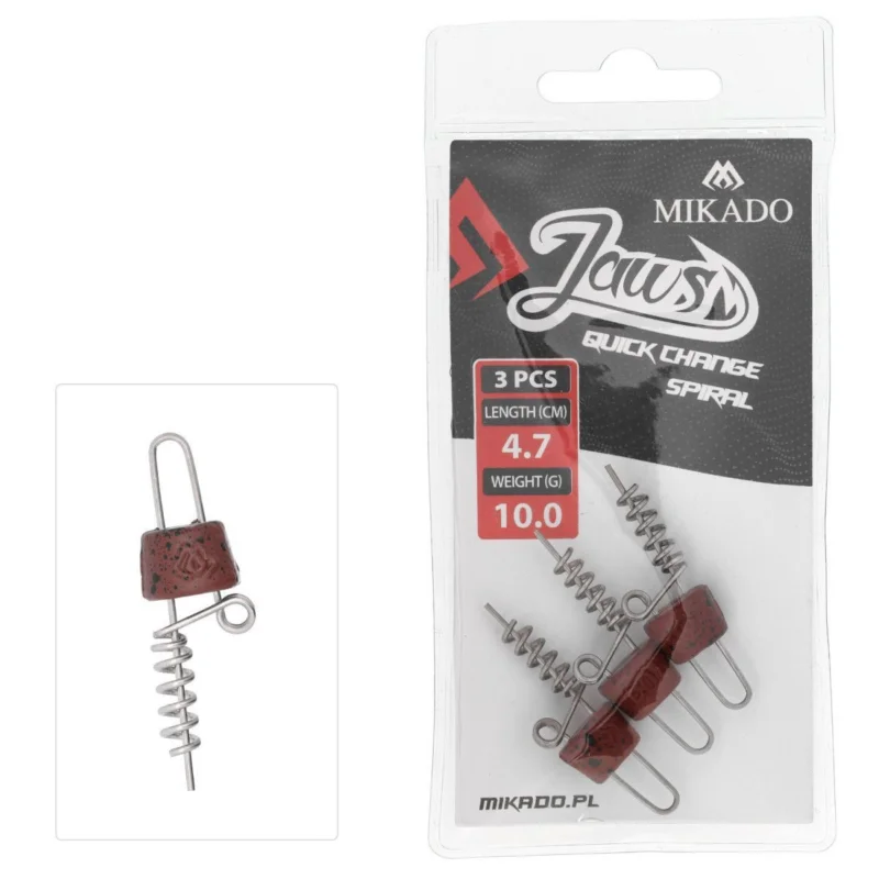 Wkręty Mikado Jaws Quick Change Spiral 4.7cm 10g 3szt. Kup teraz