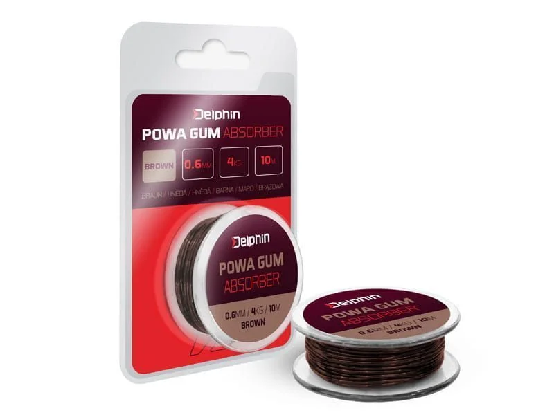 Oferta limitowana Guma Delphin POWA GUM Brązowa 1,2mm / 10kg