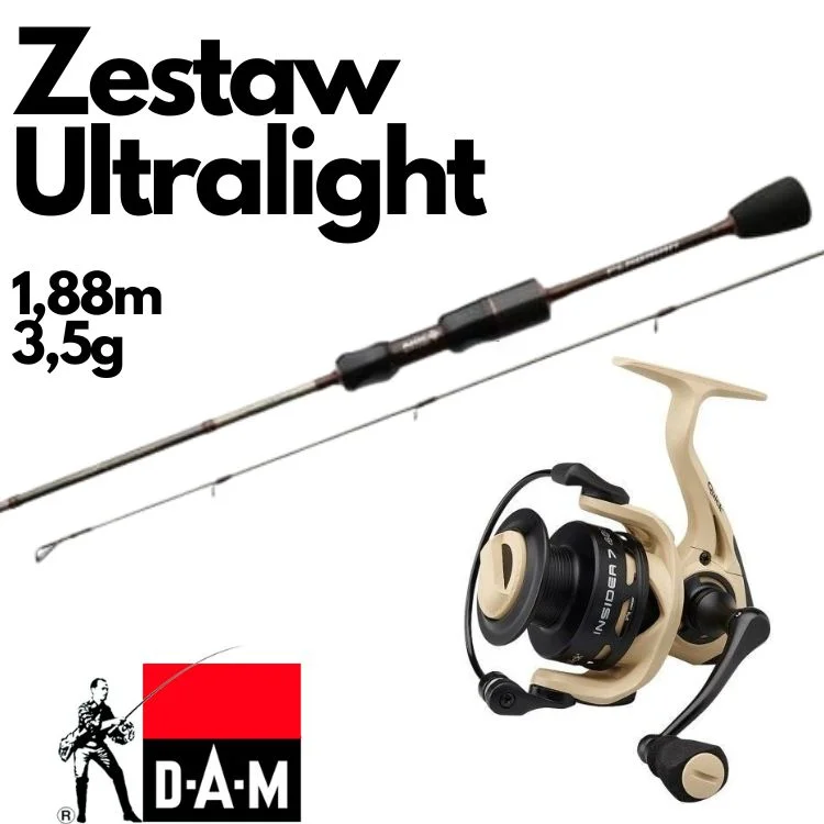 Zestaw Ultralight Flagman Areata1,88m do 3,5g + Dam 1000 Kup online