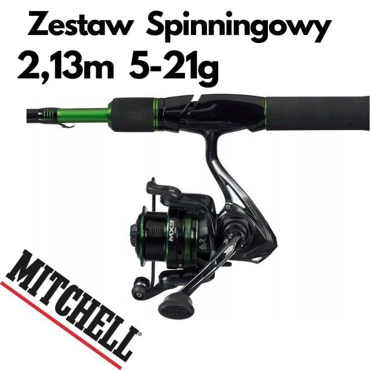 Zestaw Spinningowy Mitchell Traxx MX3 213cm 5-21g Wysoka jakość
