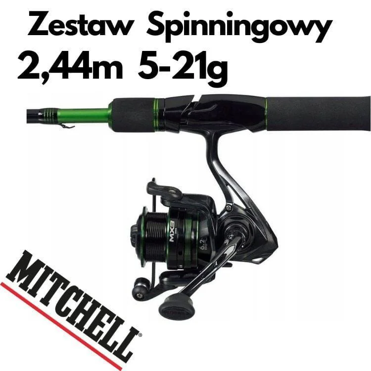 Zestaw Spinningowy Mitchell Traxx MX3 Spin 244cm 5-21g Premium
