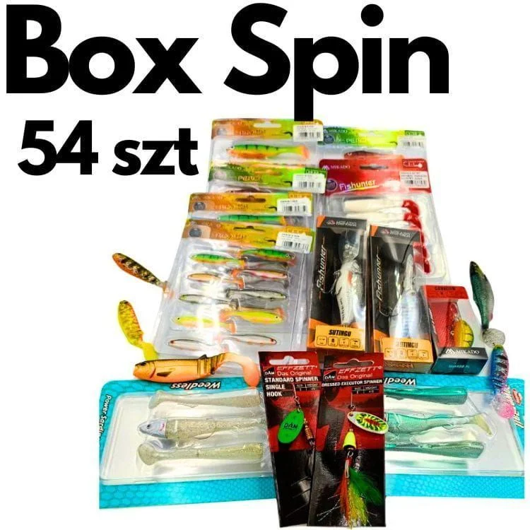 Tylko dziś Uniwersalny Box Spinningowy 54 Przynęty