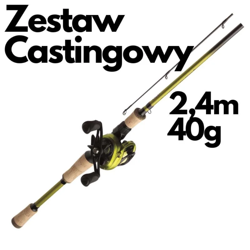 Zestaw Castingowy Kinetic Hellcat CL 240cm MH 12-40g Hit sprzedaży