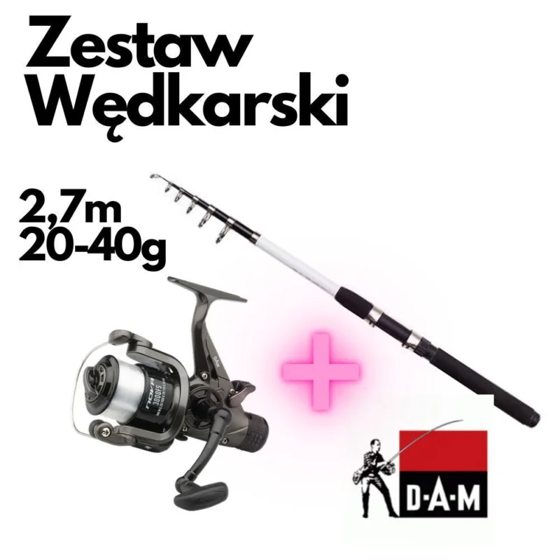 Okazja Uniwersalny Zestaw Dam Nova 2.70m 20-40g+3000 FS