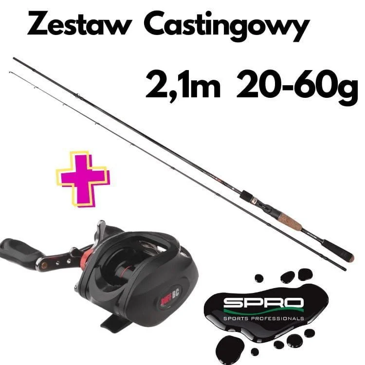 Nowość Zestaw Castingowy Spro Ruff BC Cast 210cm 20-60g