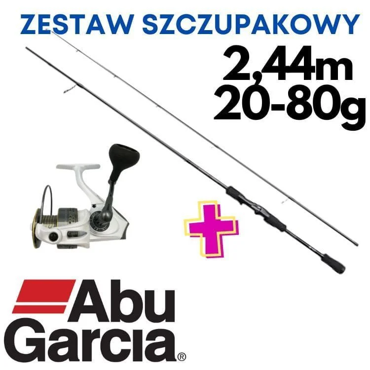 Zestaw Szczupakowy Abu Garcia ORRA 802XH 244cm / 20-80g+Max Pro 60 Bestseller