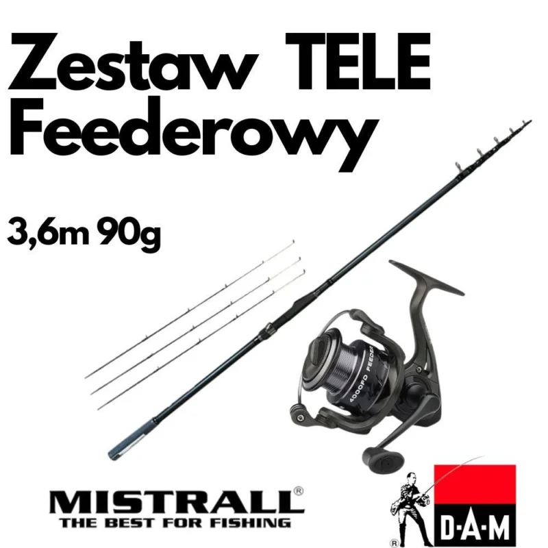 Zniżka Zestaw Tele Feeder 3,60m / 30-90g + 4000 FD