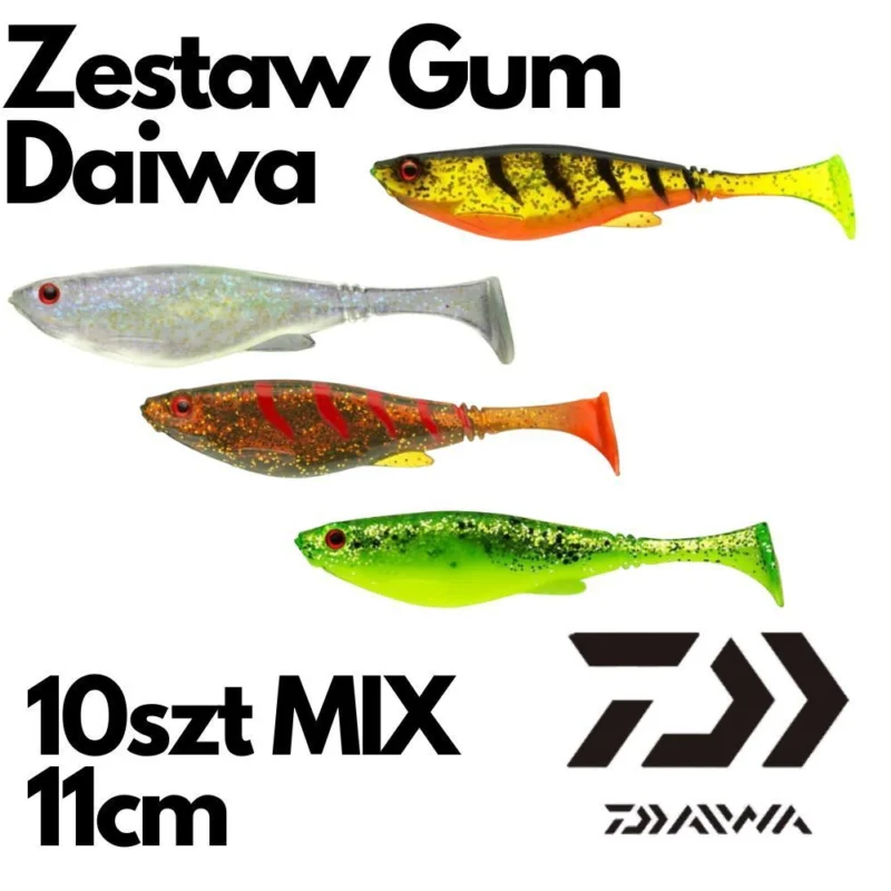 Szybka wysyłka Zestaw Gum Szczupakowych Daiwa PX Belly Shad 11cm - 10szt.