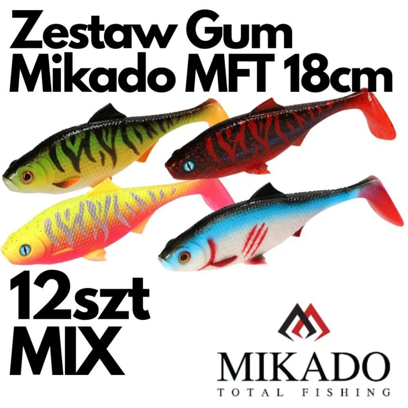 Zestaw Kilogram Gum Mikado MFT Roach 18cm - 12szt. Bezpieczne zakupy