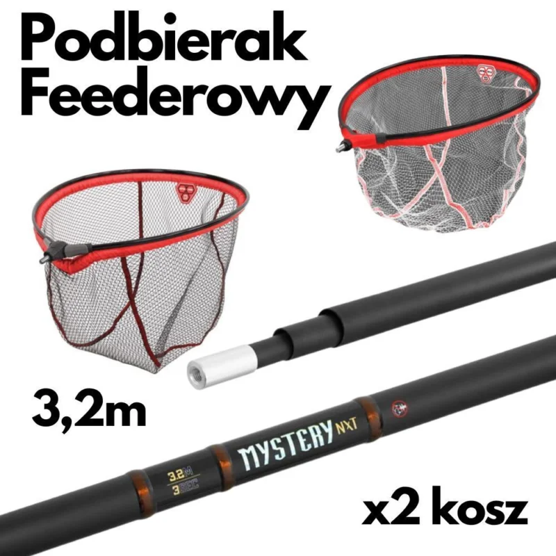 Podbierak feederowy Sztyca 320cm + Dwa Kosze Tylko dziś