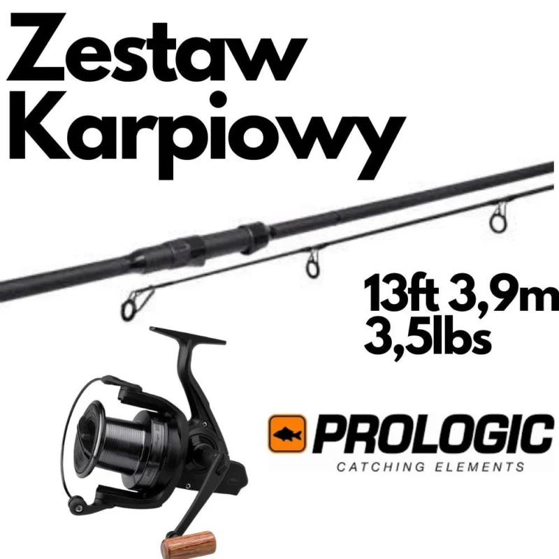 Taniej Zestaw Karpiowy 3,9m 3,50lb + AVENGER XD 8000 FD
