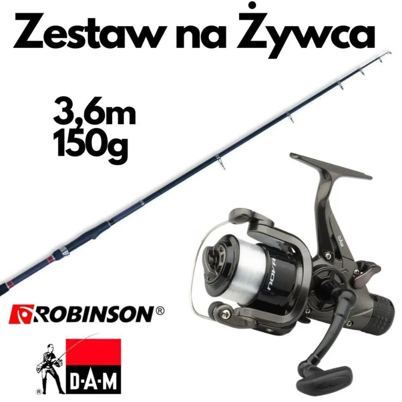 Oferta Zestaw na Żywca 3,6m + Kołowrotek 6000FS