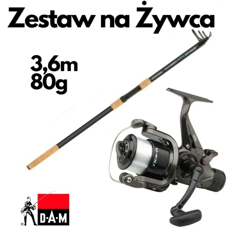 Zestaw Żywcowy 3,6m 80g + 6000 FS Oferta limitowana