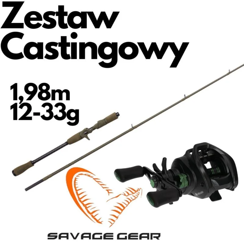 Zestaw Castingowy SG4 1,98m 32g + Jaws 151 Premium