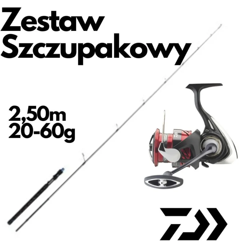 Zestaw Szczupakowy IMAX 2.50m 20-60g Ninja LT 4000-CP Obniżka ceny